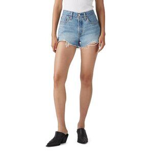 Women's Levi's® 501™ Original Jean Shorts Color: Switch Stitch Size: 32(US 14)M